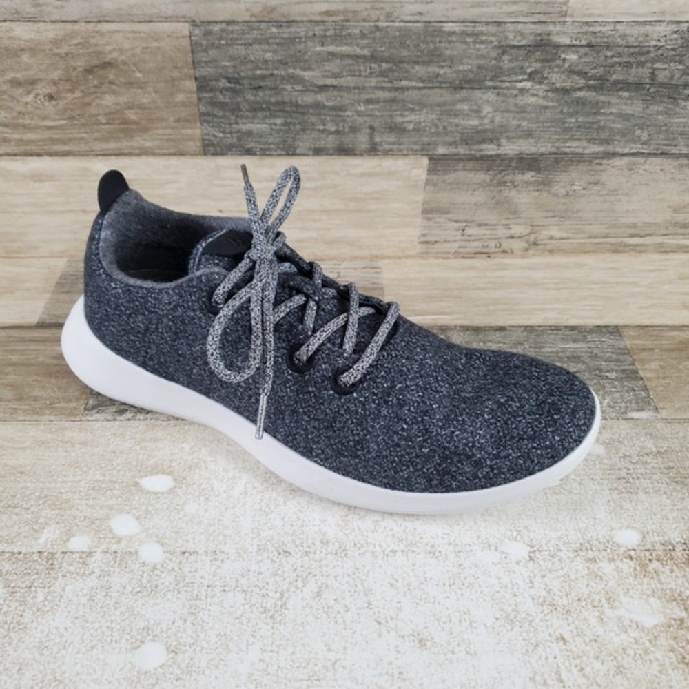 Allbirds Wool Runner Mens Shoes Sz 10 M Natural Gray Merino Wool Lace Up Sneaker